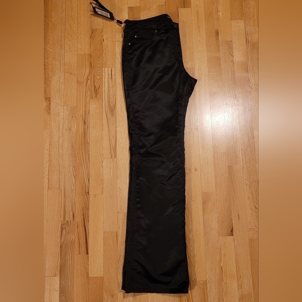 Giorgio Armani Black Flare Corduroy Pants - Picture 5 of 14